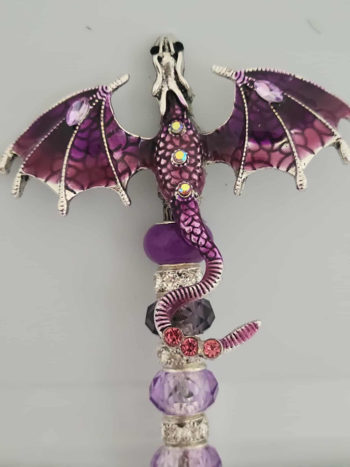 Midnight Amethyst Dragon Roach Clip