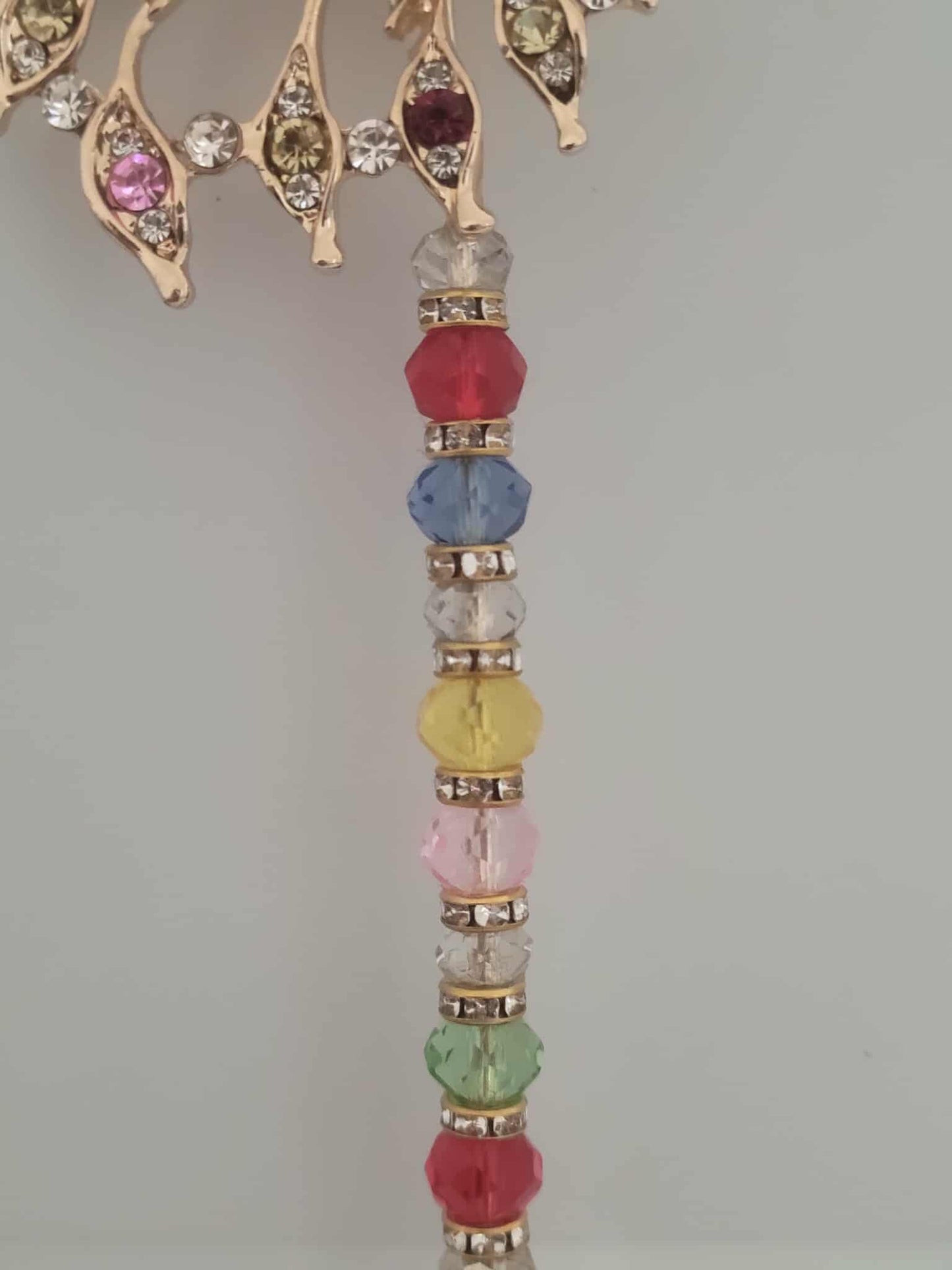 “Peacock Prism Roach Clip”