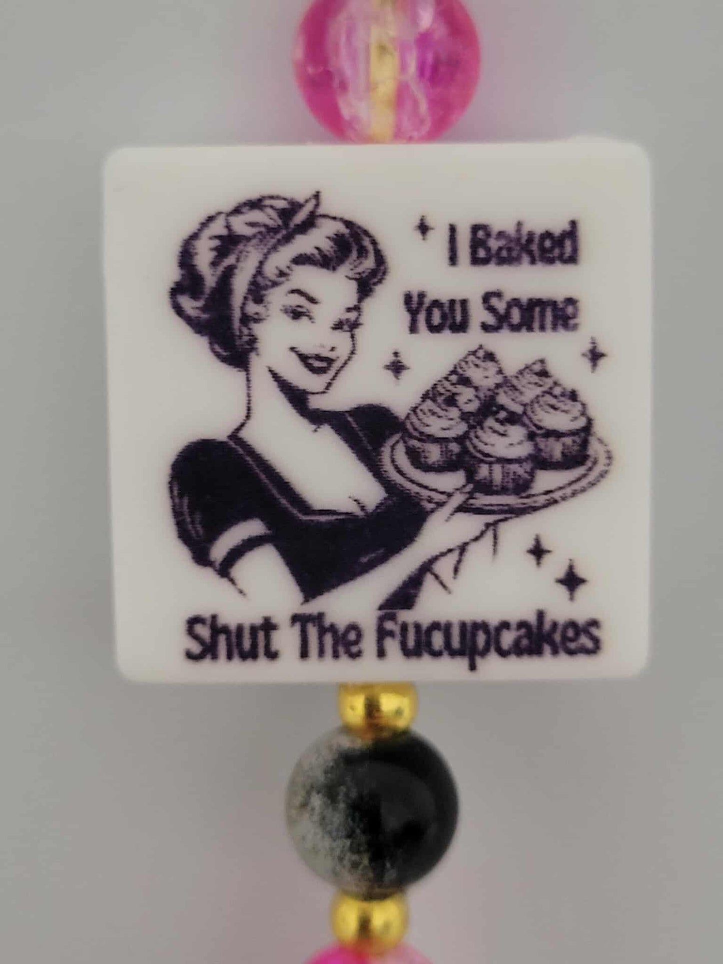 Shut the F*ckupcakes Roach Clip – Pink Sass & Retro Class
