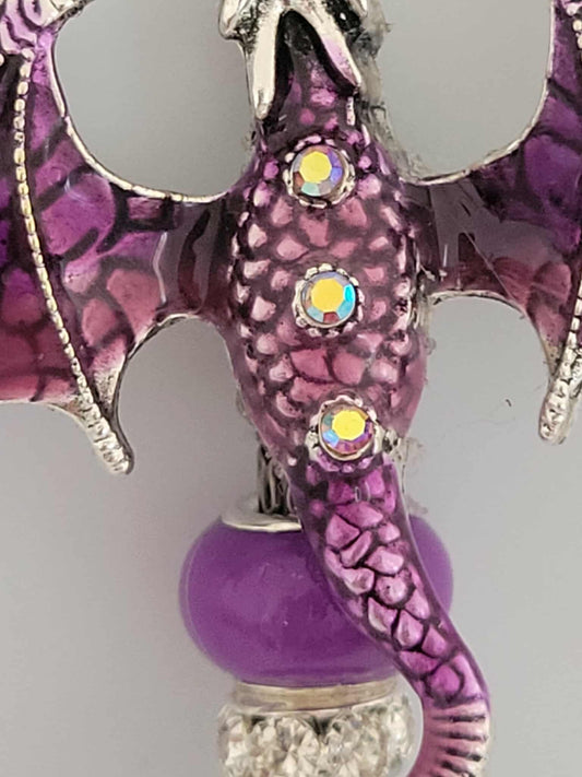 Midnight Amethyst Dragon Roach Clip