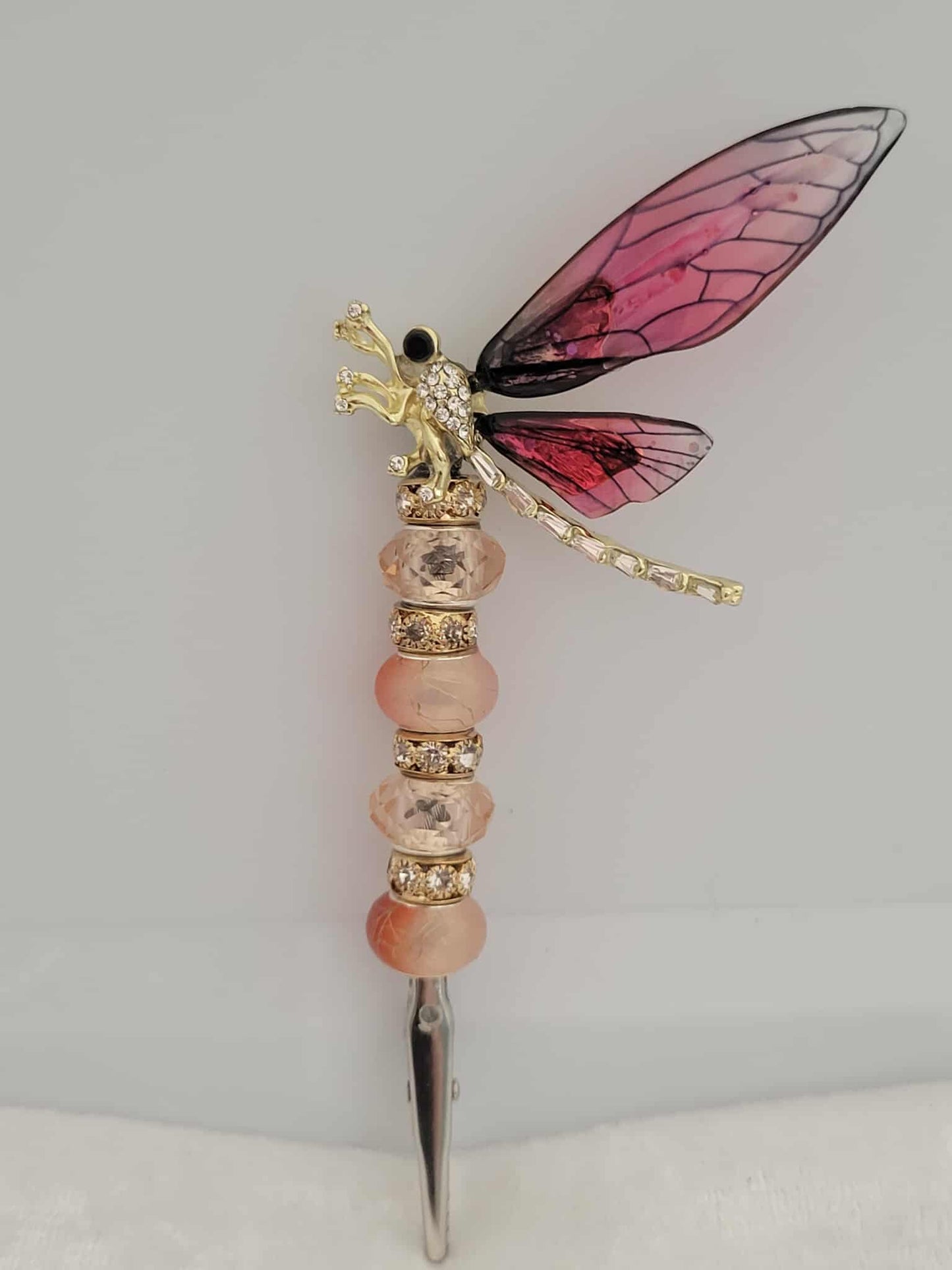 Rose Wings Dragonfly Roach Clip - Fairy Joint Holder