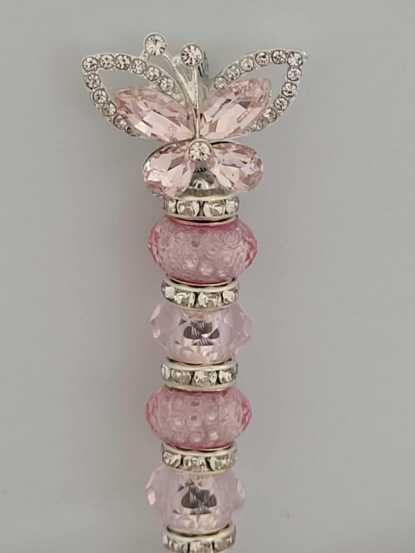 Pink Blush Butterfly Babe Roach Clip