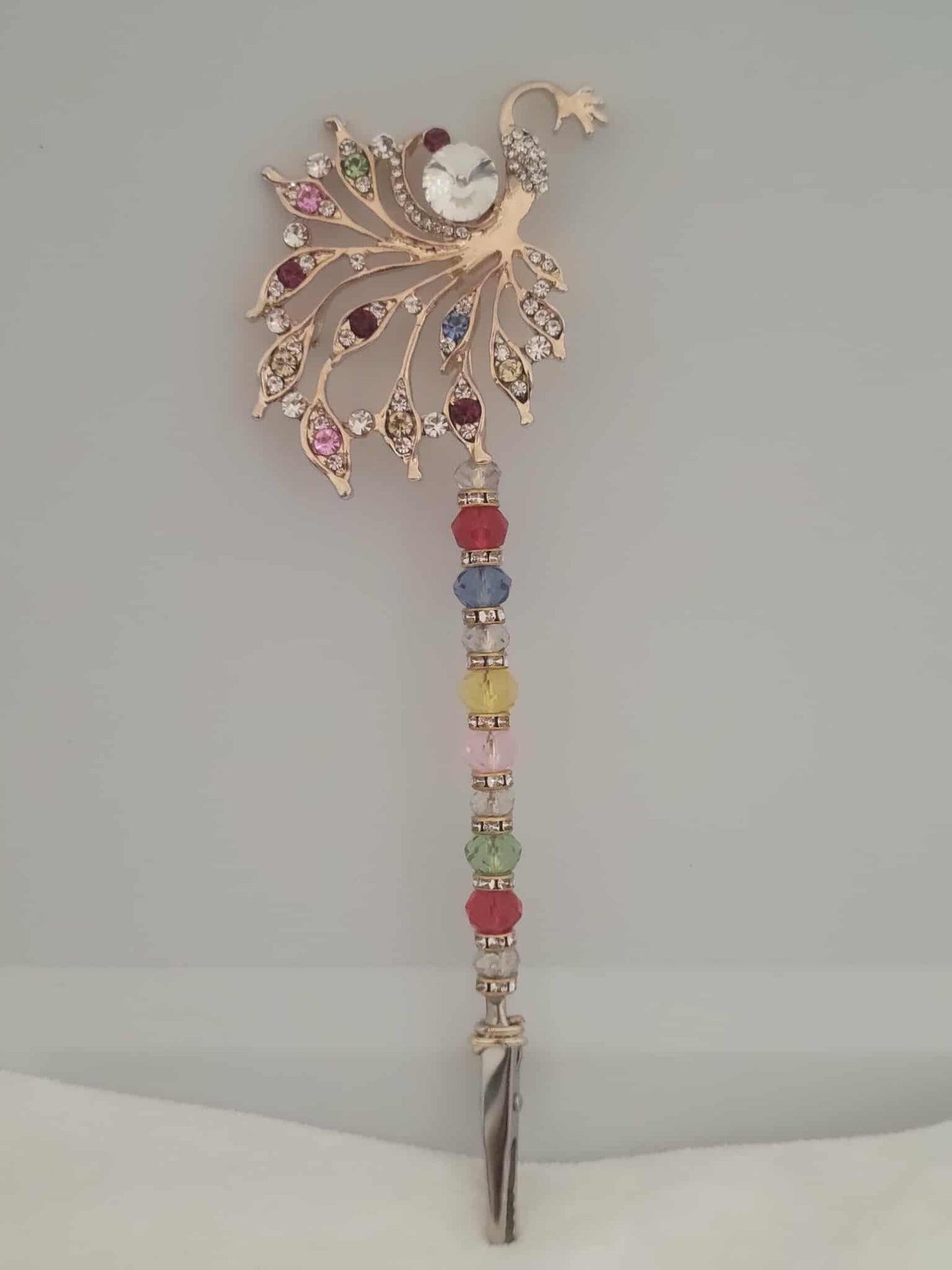 “Peacock Prism Roach Clip”