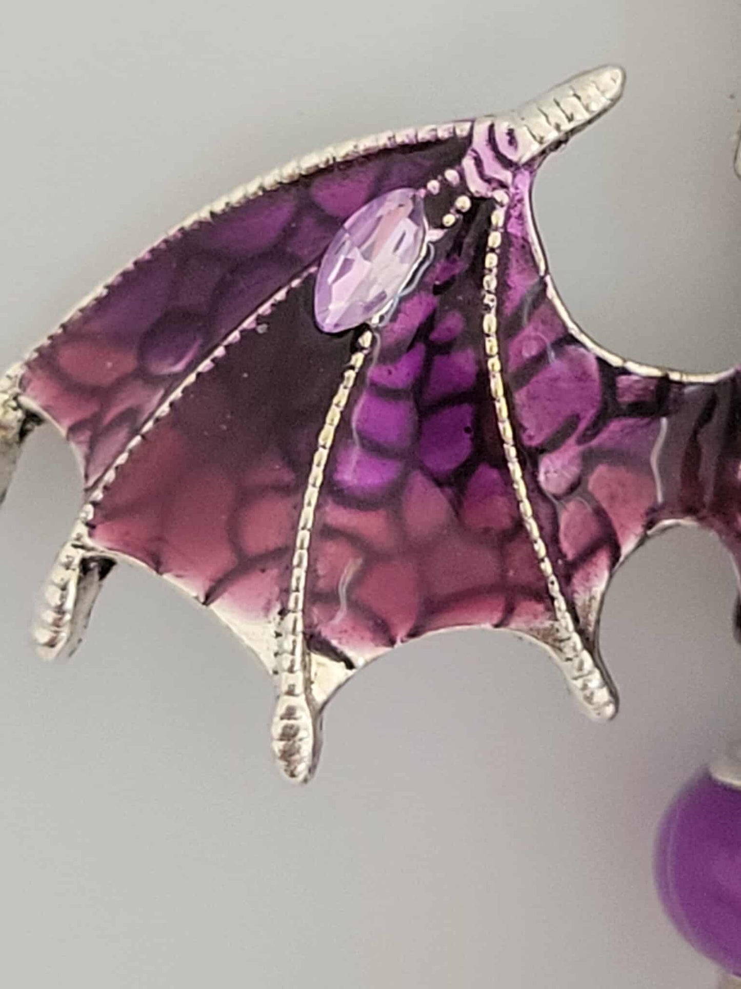 Midnight Amethyst Dragon Roach Clip
