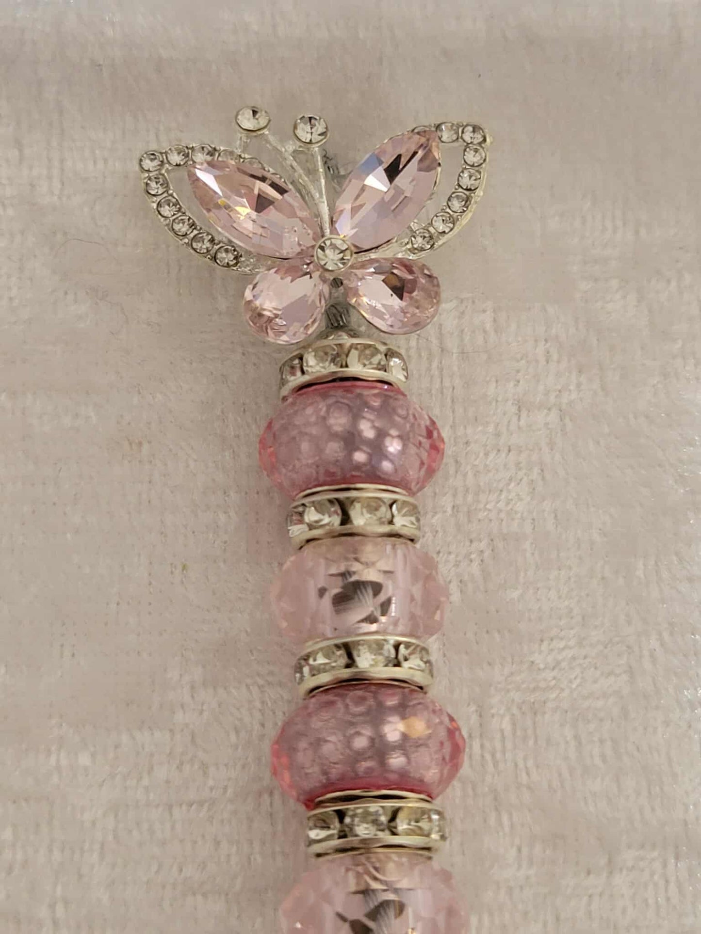 Pink Blush Butterfly Babe Roach Clip