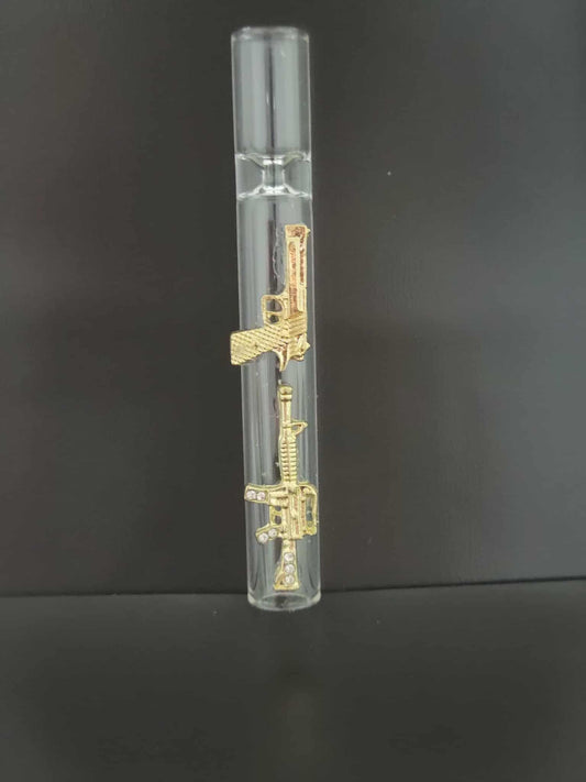 Locked & Lit Gold Heat Chillum