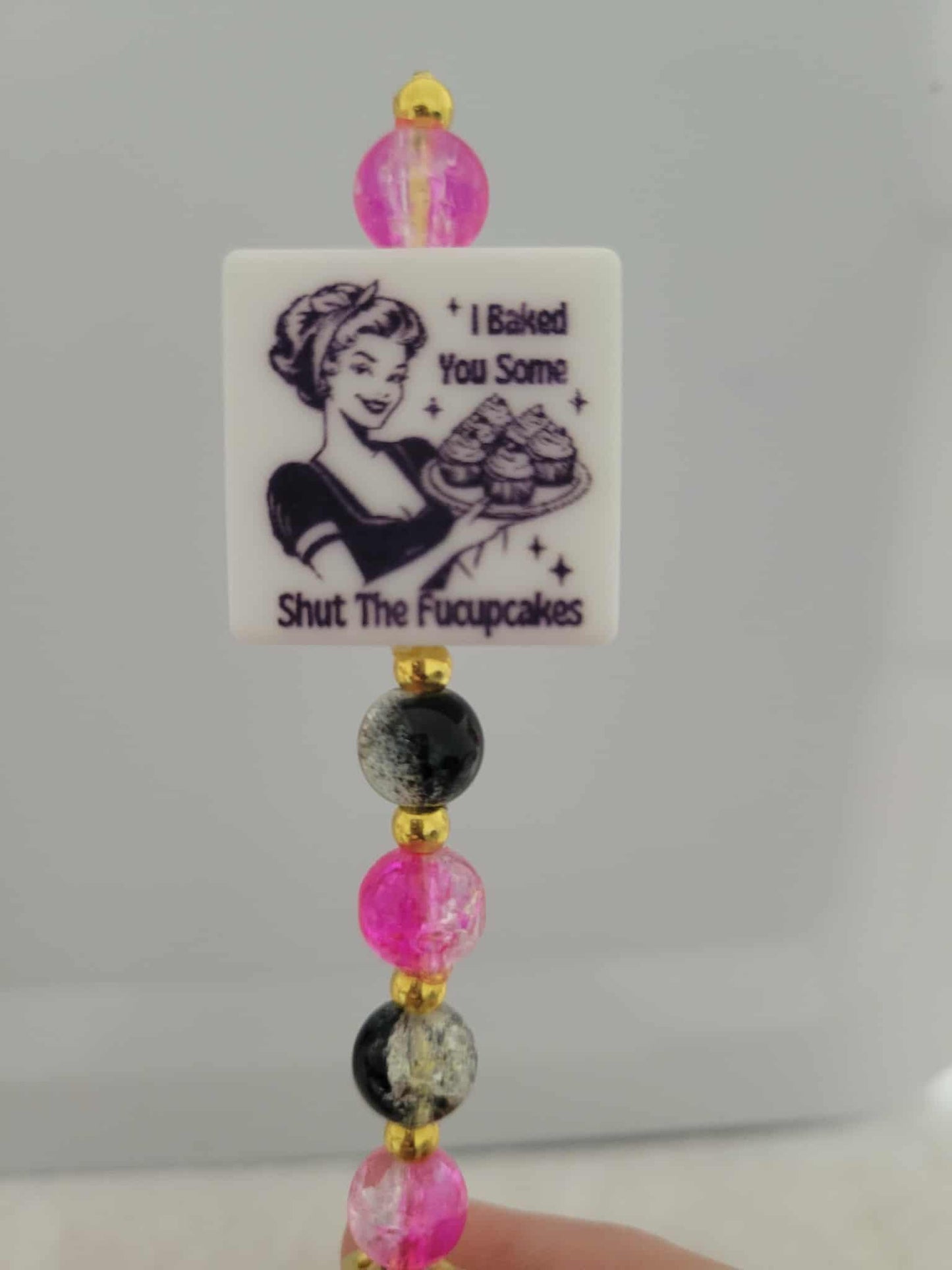 Shut the F*ckupcakes Roach Clip – Pink Sass & Retro Class